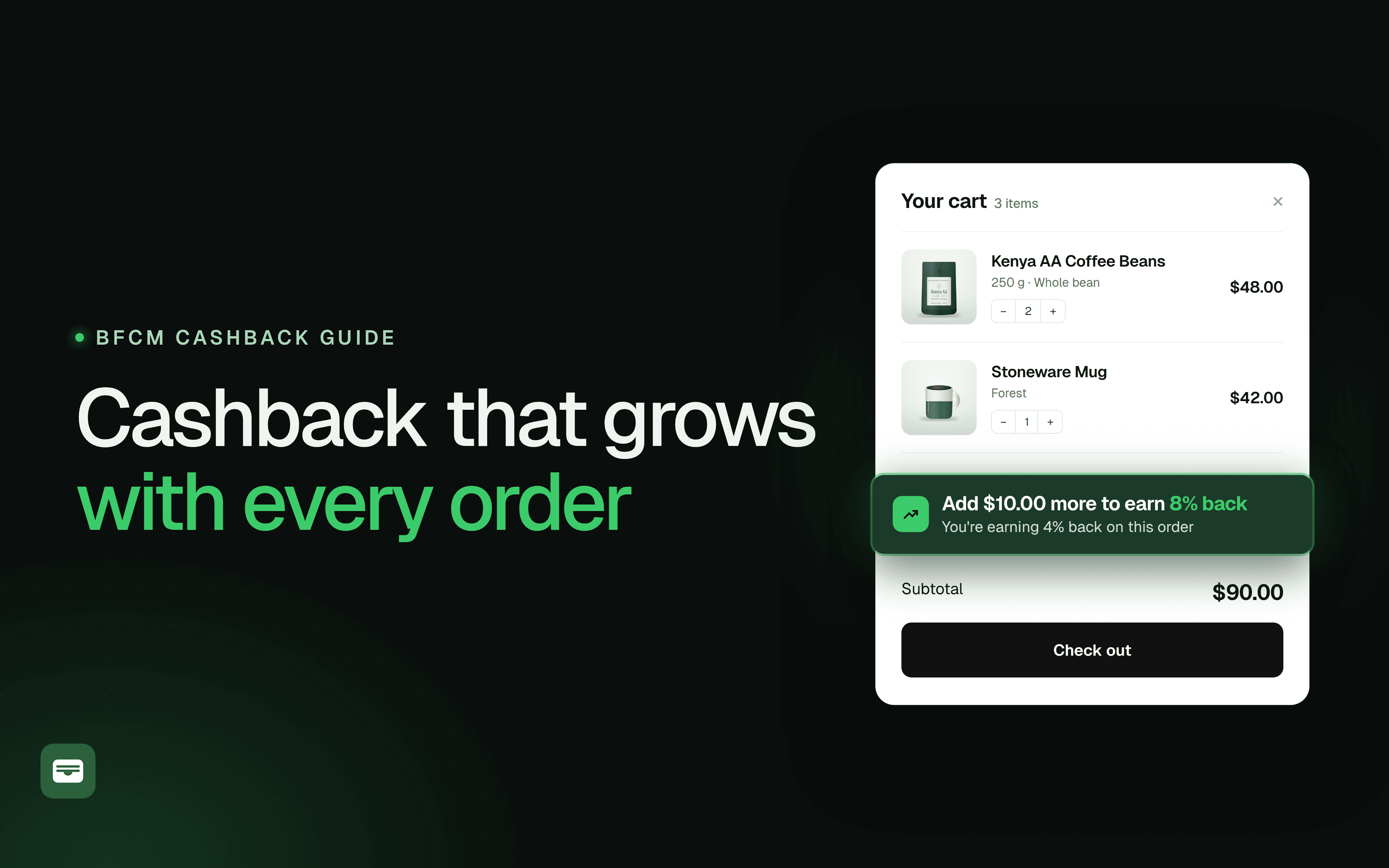 How to set up spend-based tiered cashback rewards for your customer for BFCM